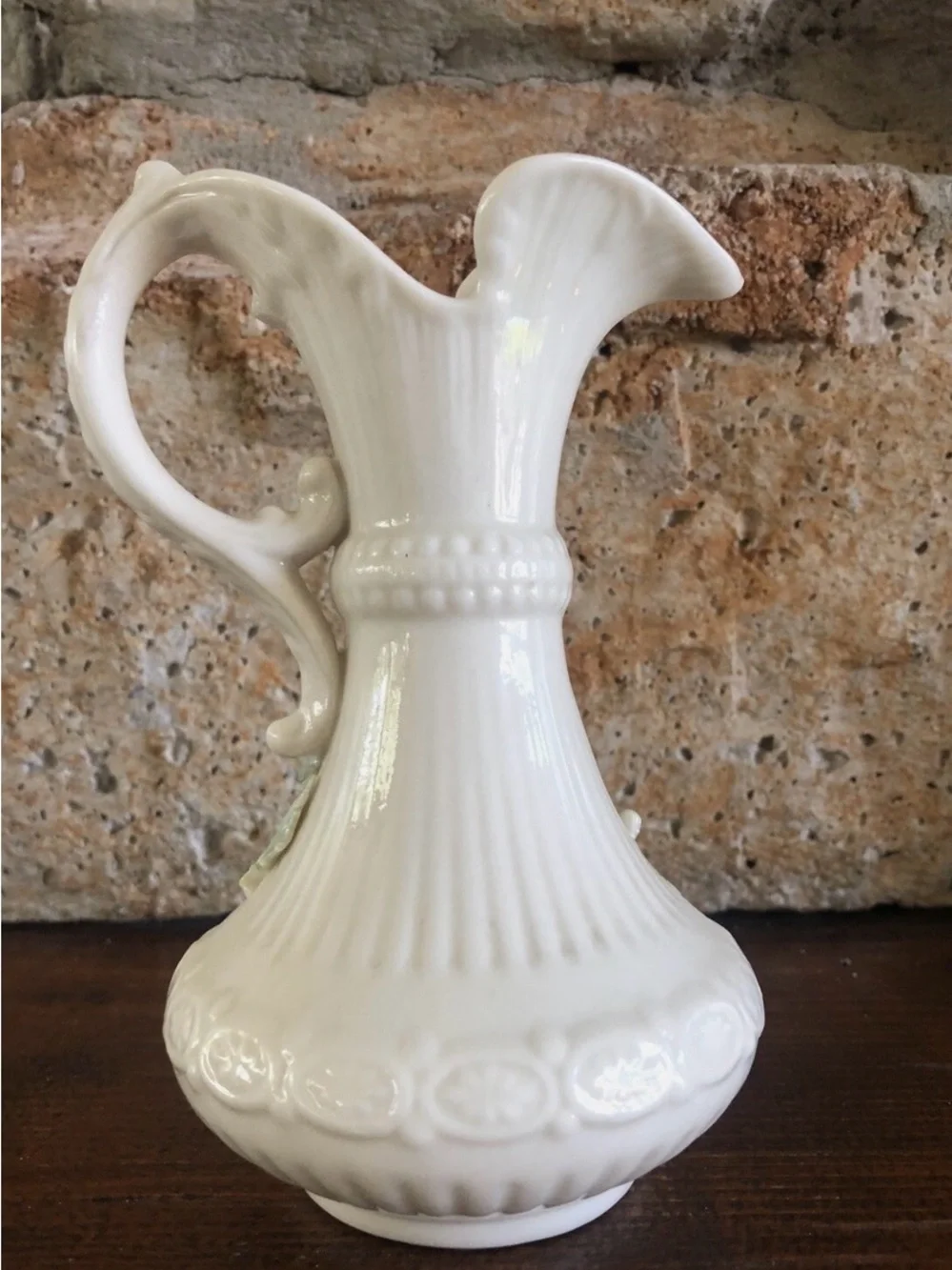 🫶 Vintage Belleek porcelain pitcher 💐
